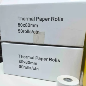 Durable 80mm Thermal Printer Paper Rolls: Fade-Resistant for Long-Term Use