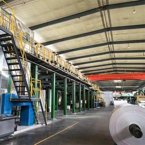 Thermal jumbo roll coating facility for stable print quality