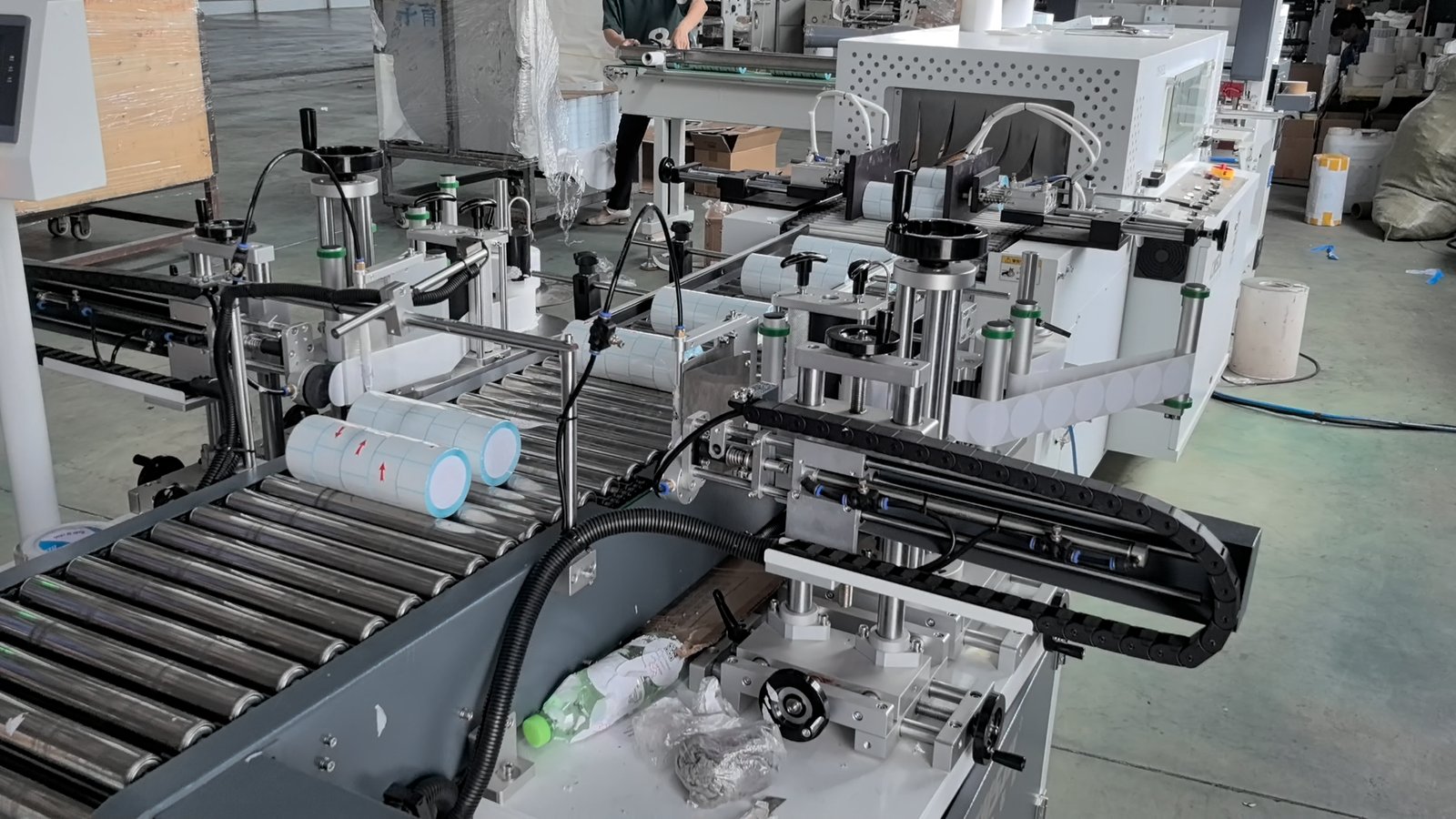 Thermal label production line for barcode and logistics label buyers