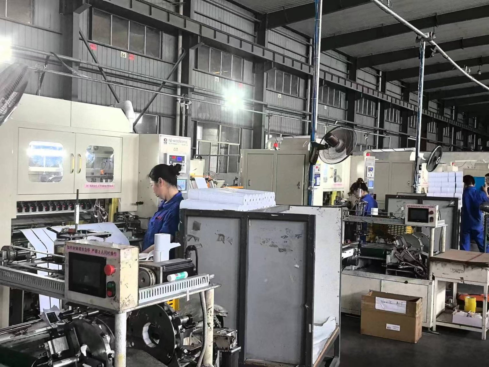 Thermal paper roll slitting production line for B2B export orders