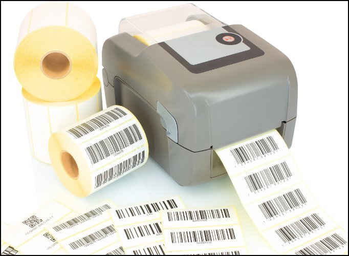 Direct thermal labels for logistics barcode retail and shipping label applications